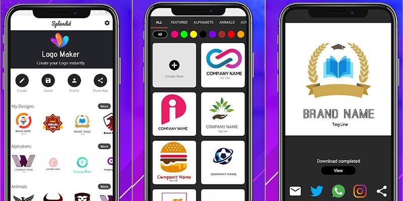 10 App Thiết Kế Logo Trên Điện Thoại Chất Lượng Đáng Dùng - T&T Agency