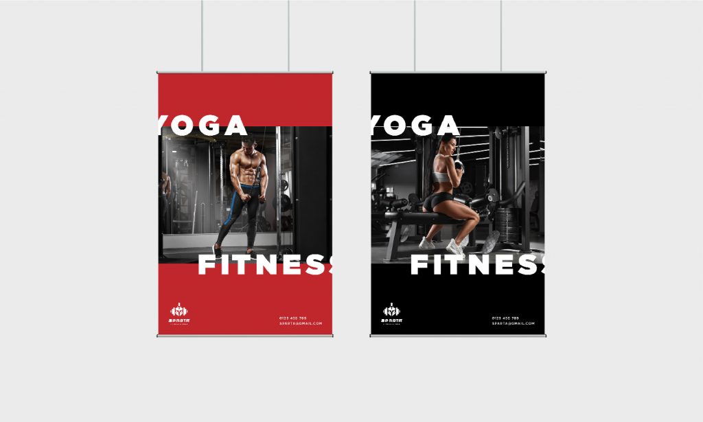 Banner quảng cáo phòng gym Banner quảng cáo phòng gym