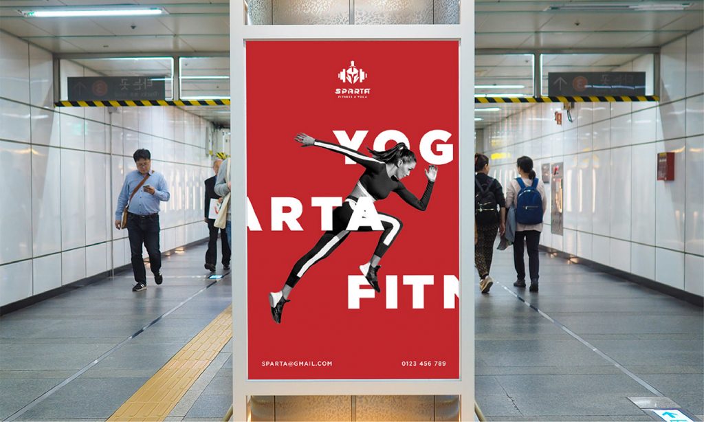 Poster quảng cáo dịch vụ phòng gym Poster quảng cáo dịch vụ phòng gym