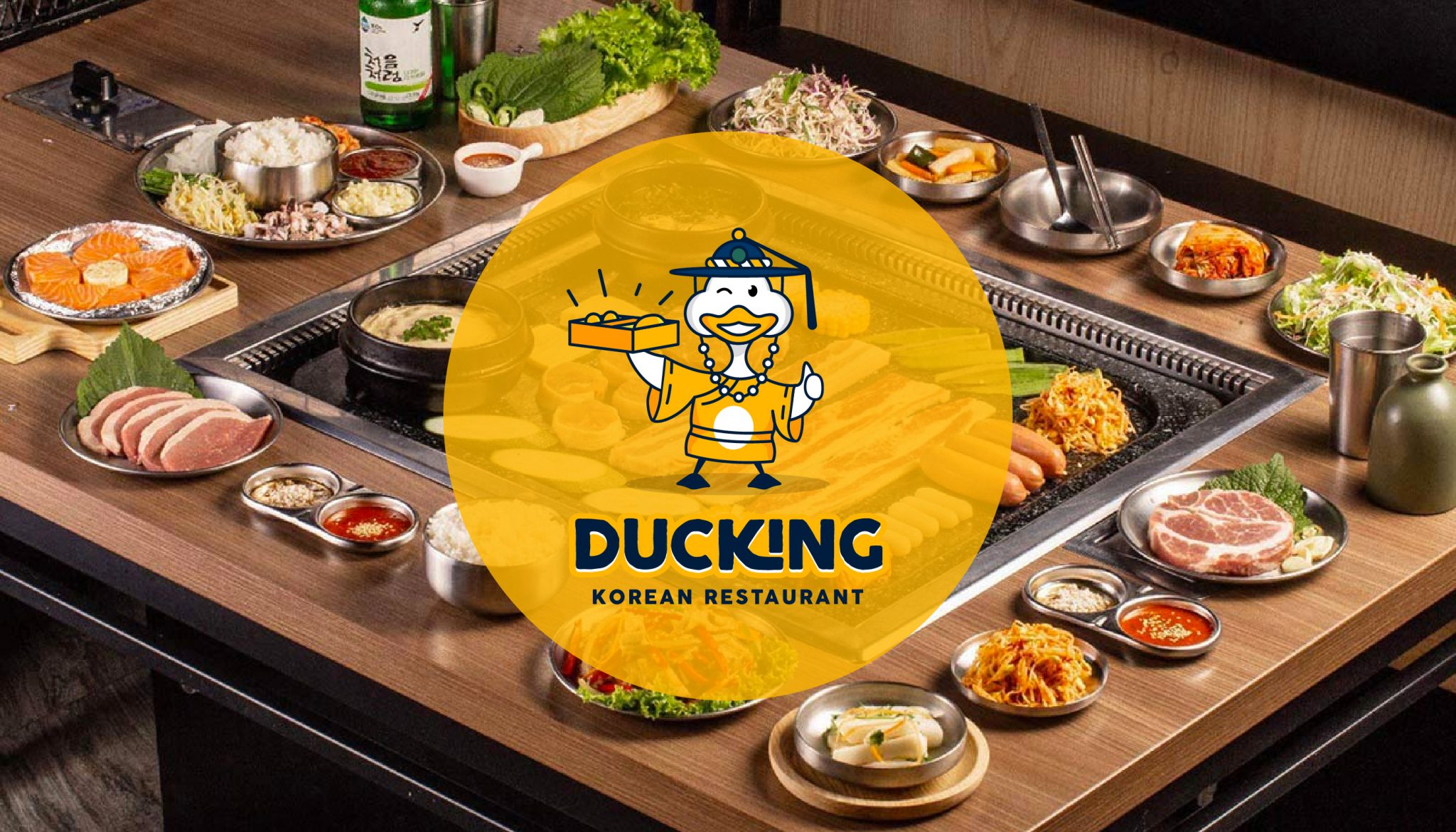 Thiết kế logo nhà hàng Hàn Quốc