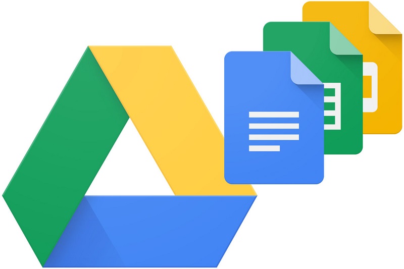 Mẫu logo hình tam giác Google Drive