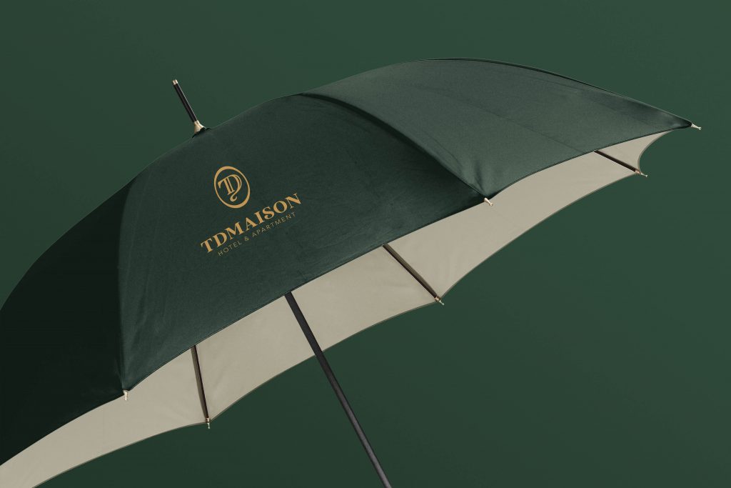 Thiết kế dù cầm tay khách sạn TD Maison