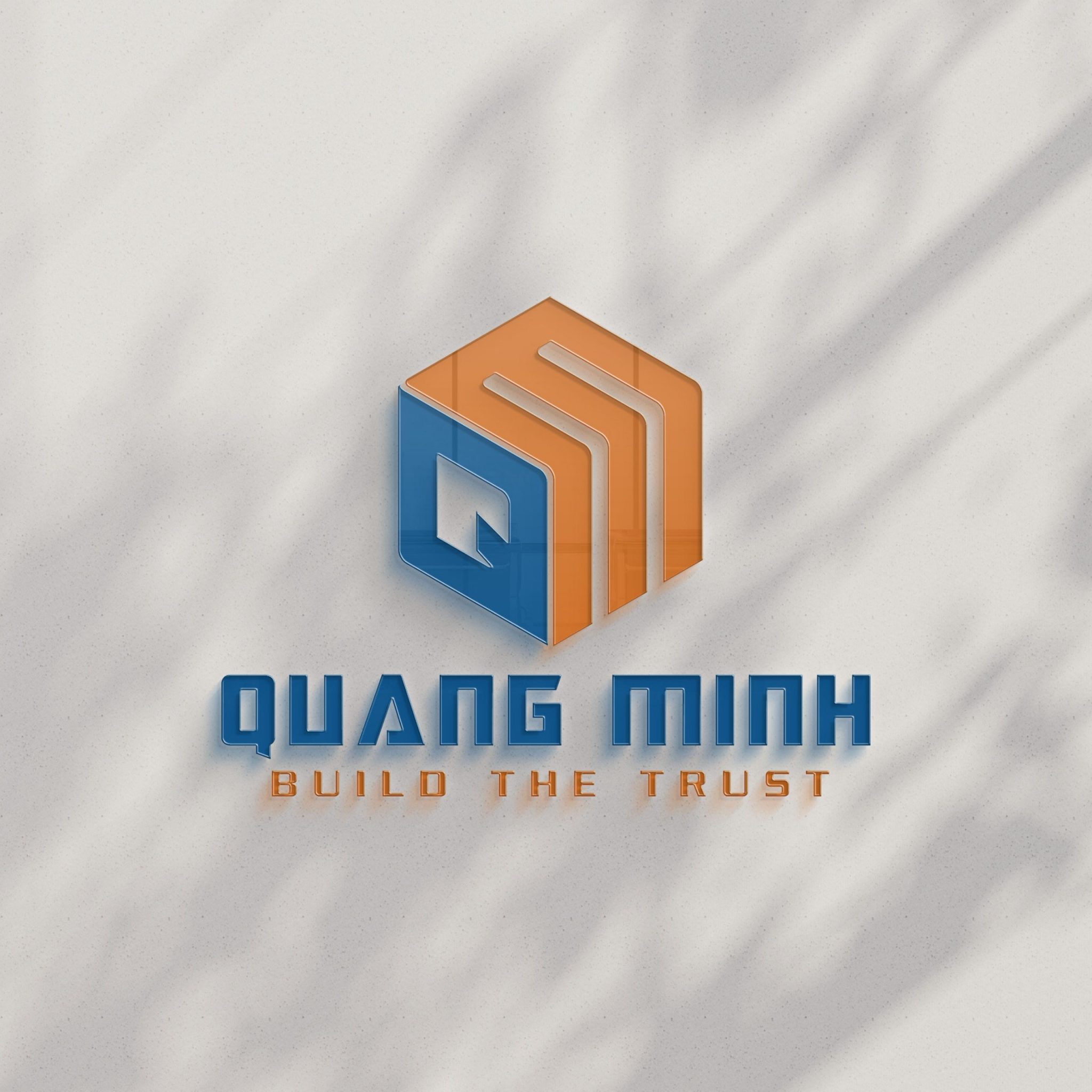 Logo công ty xây dựng Quang Minh