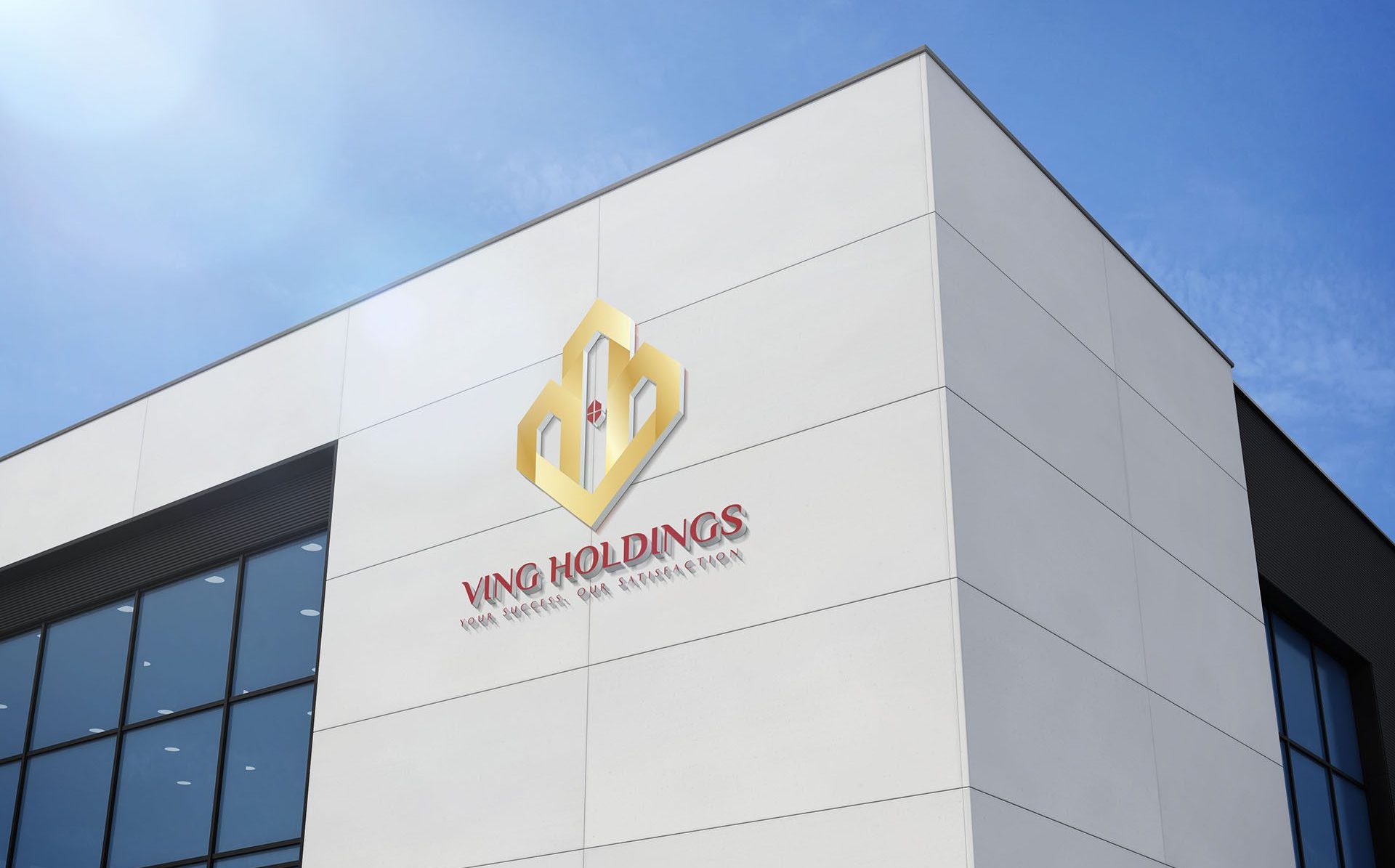 Thiết kế logo bất động sản Vingholdings